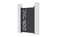 CASANOOV - Casanoov Portillon 1m FOLYA H.160  cm + 2 Poteaux H.190  cm aluminium gris - vignette