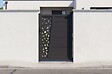 CASANOOV - Casanoov Portillon ajustable en largeur 1m CERVINA RUIVO H.140  cm aluminium gris - vignette