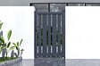 CASANOOV - Casanoov Portillon 1m VEYMONT H.160  cm gris + 2 poteaux EIFEL H.190  cm Gris - vignette