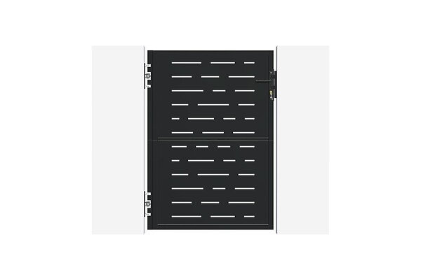 CASANOOV - Casanoov Portillon acier noir mat 1m NALI ARLBERG H.140 cm - large