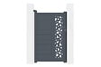 CASANOOV - Casanoov Portillon ajustable en largeur 1m SUNNY H.160  cm alu gris - vignette