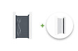 CASANOOV - Casanoov Portillon 1m LIFE H.180  cm + Kit inversion ouverture - vignette