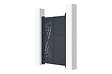 CASANOOV - Casanoov Portillon 1m VELETA H.140  cm aluminium gris + 2 poteaux ELDA aluminium gris - vignette