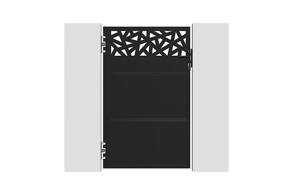 CASANOOV - Casanoov Portillon NALI RUIVO 1m H.160  cm Acier Noir mat - large