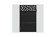 CASANOOV - Casanoov Portillon NALI RUIVO 1m H.160  cm Acier Noir mat - vignette