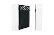 CASANOOV - Casanoov Portillon NALI RUIVO 1m H.160  cm Acier Noir mat - vignette