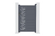CASANOOV - Casanoov Portillon 1m ARLBERG H.160  cm aluminium gris - vignette