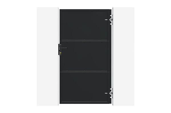 CASANOOV - Casanoov Portillon acier L.1m NALI H.180  cm noir mat - large
