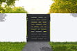 CASANOOV - Casanoov Portillon acier noir mat 1m NALI ARLBERG H.120 cm - vignette