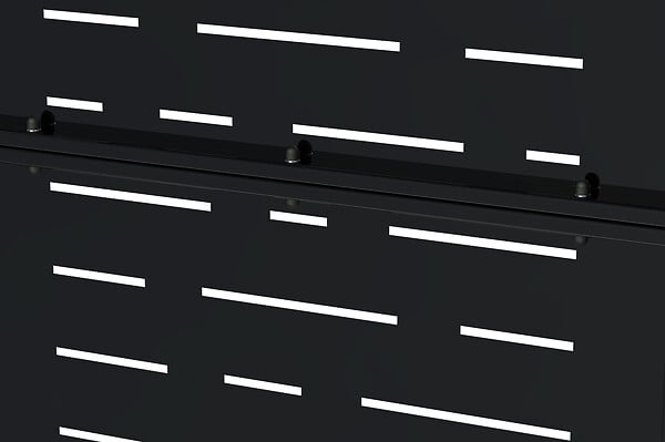 CASANOOV - Casanoov Portillon acier noir mat 1m NALI ARLBERG H.120 cm - large