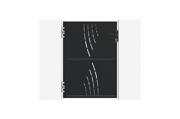 CASANOOV - Casanoov Portillon acier noir mat 1m NALI VELETA H.140 cm - large