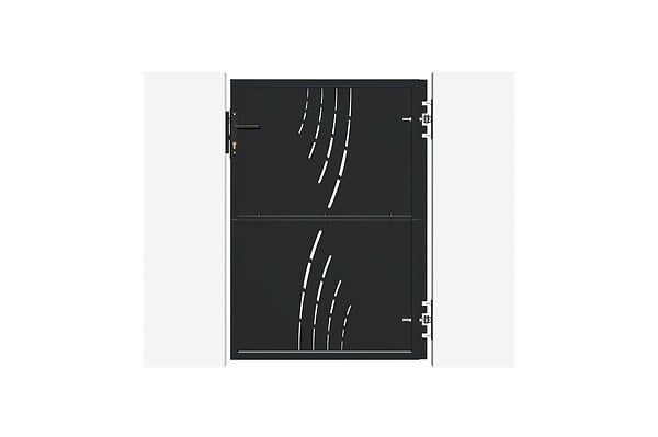 CASANOOV - Casanoov Portillon acier noir mat 1m NALI VELETA H.140 cm - large