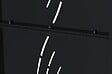 CASANOOV - Casanoov Portillon acier noir mat 1m NALI VELETA H.140 cm - vignette