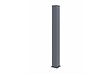 CASANOOV - Casanoov Portillon aluminium gris 1m HELMIS H.140 cm + Poteau EIFEL 15x15 cm aluminium H.166 cm - vignette
