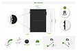 CASANOOV - Casanoov Portillon acier noir mat 1m NALI H.140 cm - vignette