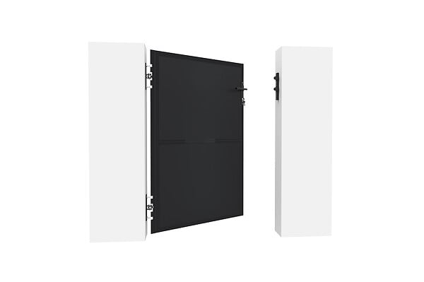 CASANOOV - Casanoov Portillon acier noir mat 1m NALI H.140 cm - large