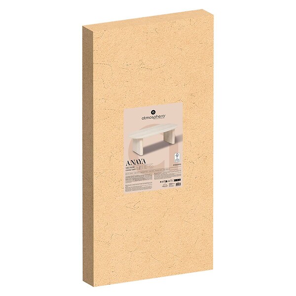 ATMOSPHERA - Table basse "Anaya" beige 120x60x40cm - large