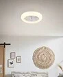 RL - Ventilateur de plafond LED Mora - Blanc - 15W - Diam.45cm - vignette
