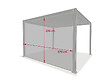 HESPERIDE - Store pour Pergola bioclimatique argile - vignette