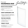 JACOB DELAFON - JACOB DELAFON Pare baignoire,1 volet, courbé Micromega Duo réversible - vignette