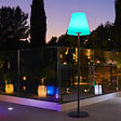 LUMISKY - Lampadaire d'extérieur sans fil STANDY RGB H150cm - vignette