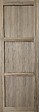 GD MENUISERIES - Porte Coulissante bois Frake 3 Panneaux H204 x L73 cm, Galandage - vignette