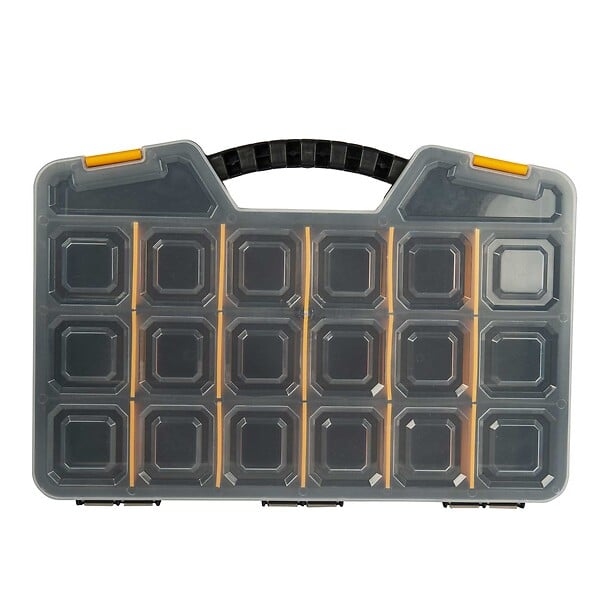 WERKAPRO - Boîte de rangement compartimentée  20 pouces (47,8 x 33 x 7 cm) - large