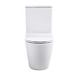 CERAMIA - PixL WC à poser sans bride + abattant SoftClose + réservoir de chasse, alimentation par le bas, blanc brillant (CEPX030RREXVPBI) - vignette