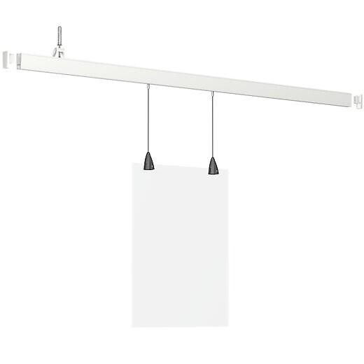 ARTITEQ - Cimaise XPO Rail 200cm - Cimaise Tableau Artiteq Pack de 5 rails , Noir - large