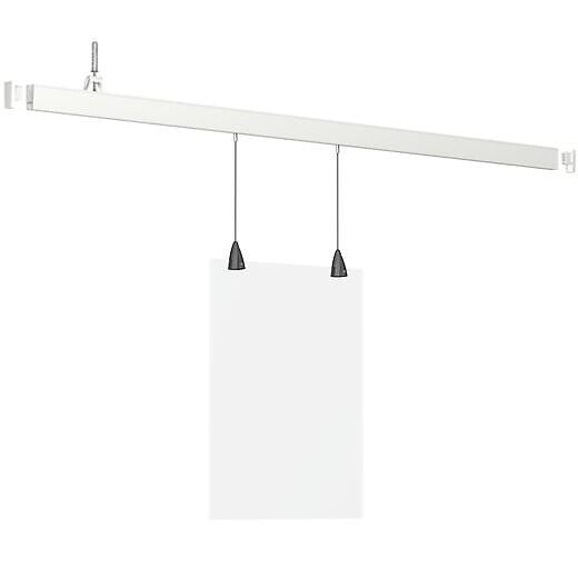 ARTITEQ - Cimaise XPO Rail 200cm - Cimaise Tableau Artiteq Pack de 5 rails , Blanc - large