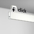 ARTITEQ - Cimaise XPO Rail 200cm - Cimaise Tableau Artiteq Pack de 5 rails , Blanc - vignette