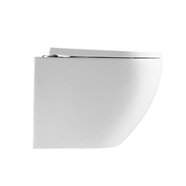 SWISS AQUA TECHNOLOGIES - WC suspendu sans bride et fixations invisibles, abattant frein de chute (SAT67010RREXP) - large