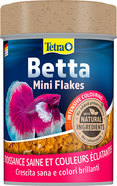 TETRA - Aliment complet pour poissons combattants BettaMin - 85 ml - large