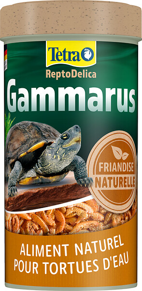 TETRA - Aliment complémentaire pour tortue d'eau Gammarus - 250 ml - large