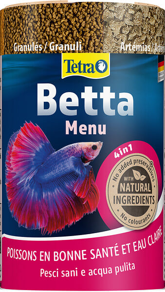 TETRA - Aliment complet poissons betta - distributeur varié - 100 ml - large