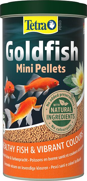 TETRA - Tetra Pond Goldfish Mini Pellets - Granulés flottants - 1L - large