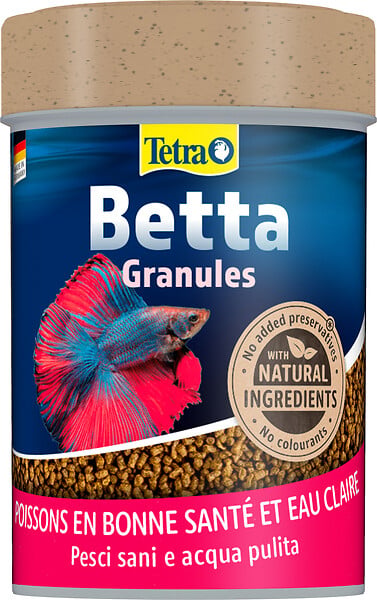 TETRA - Granulés pour poisson combattant betta 85ml - large