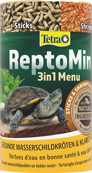 TETRA - Aliment tortues aquatiques Reptomin Menu 250ml - large
