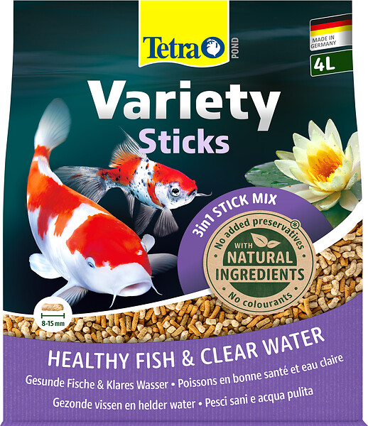 TETRA - Aliment poissons bassin - Tetra Pond Variety Sticks - 4L - large