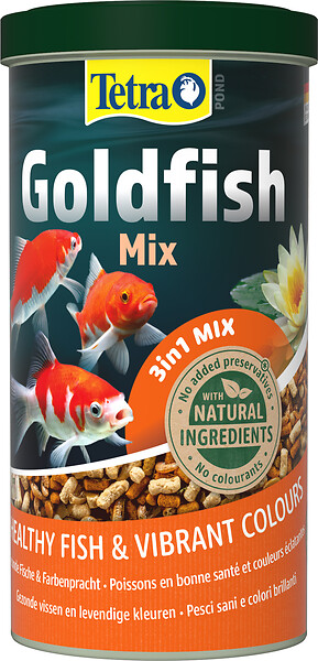 TETRA - Aliments poissons rouges bassin - Mélange bâtonnets - 1L - large