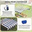 OUTSUNNY - Bac à sable carré en bois pour enfant dim. 106L x 106l cm avec bancs et couvercle - auvent réglable - vignette