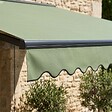 OVIALA - Store banne semi-intégral 2,5 x 2 m en aluminium vert cactus - Brehat - vignette