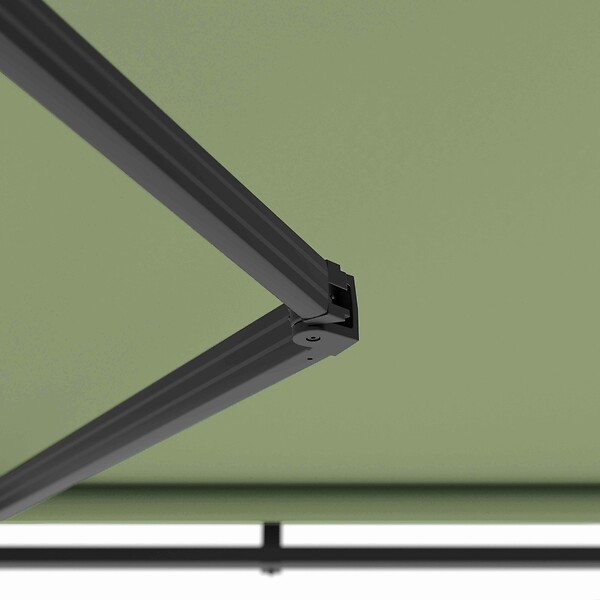 OVIALA - Store banne semi-intégral 2,5 x 2 m en aluminium vert cactus - Brehat - large