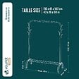 VOUNOT - Portant a Vetements avec etagere Chaussures 8 Crochets Lateraux 110x41x147cm metal Noir - vignette