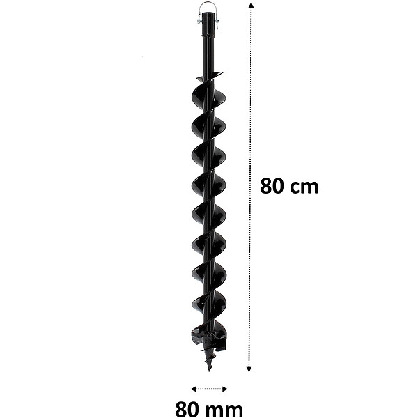 SURICUT - Mèche SEMI-PROFESSIONNELLE Ø 80 mm pour tarière thermique - large