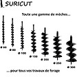 SURICUT - Mèche SEMI-PROFESSIONNELLE Ø 60 mm pour tarière thermique - vignette