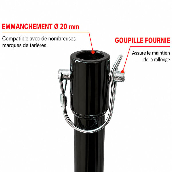 SURICUT - Mèche SEMI-PROFESSIONNELLE Ø 200 mm pour tarière thermique - large