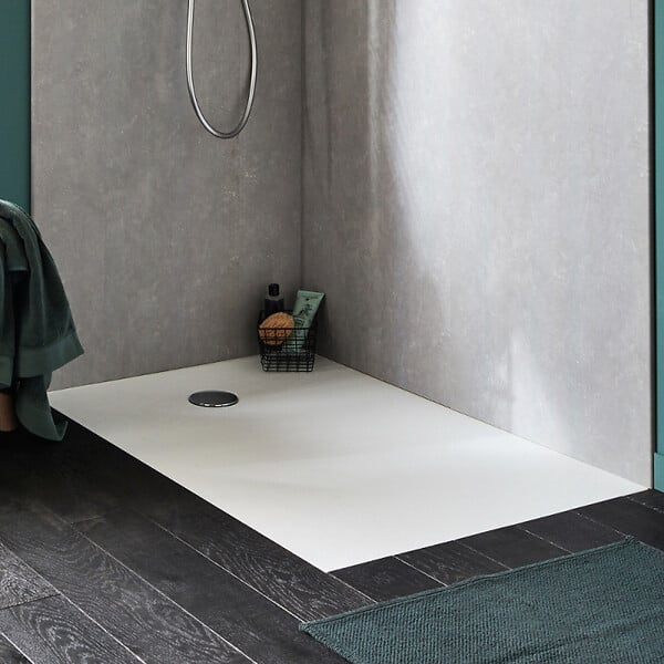 JACOB DELAFON - Receveur de douche 100 x 80 Ipso rectangle blanc - large