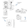 GROHE - Grohe Pack WC suspendu sans bride Essence + abattant + plaque chromée + bâti Grohe - vignette
