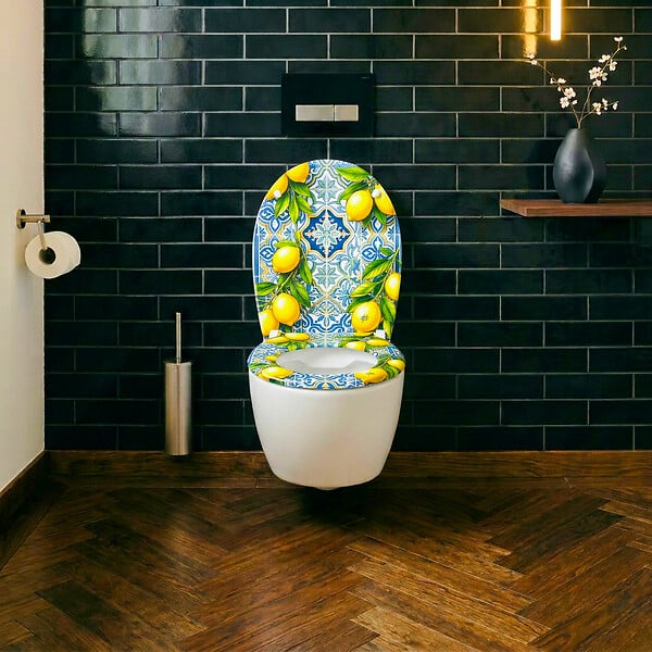 TOHAADESIG - Abattant wc wodea citrons - large